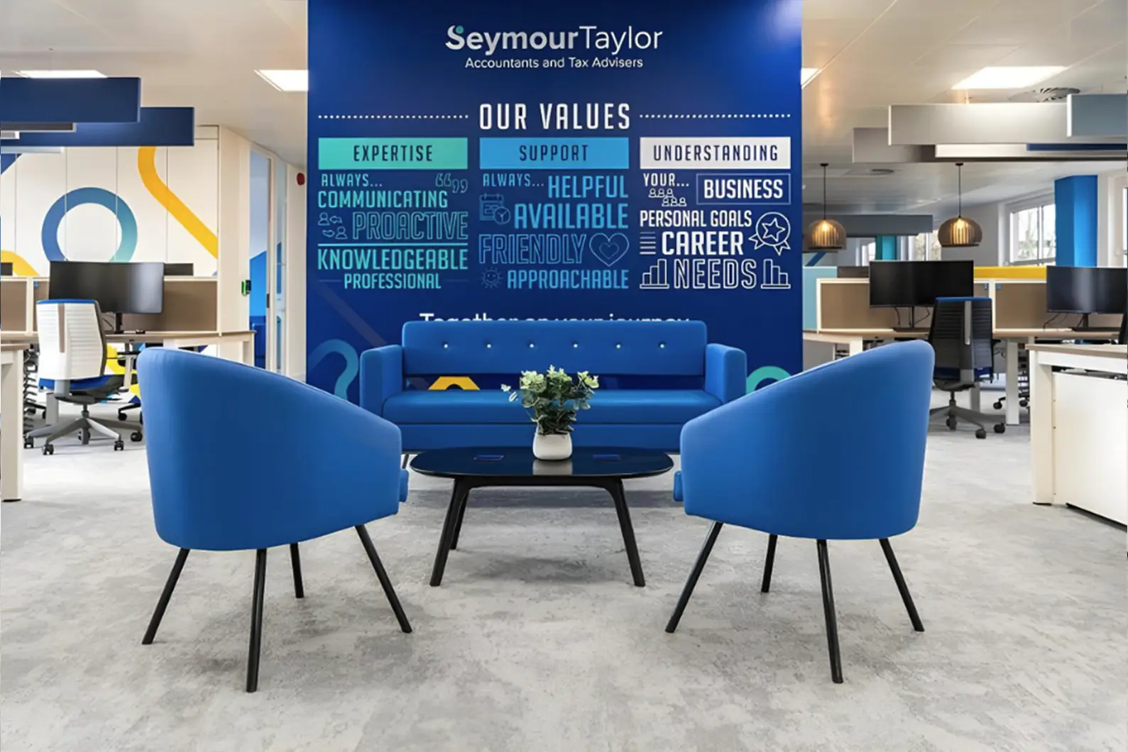 Office seating area